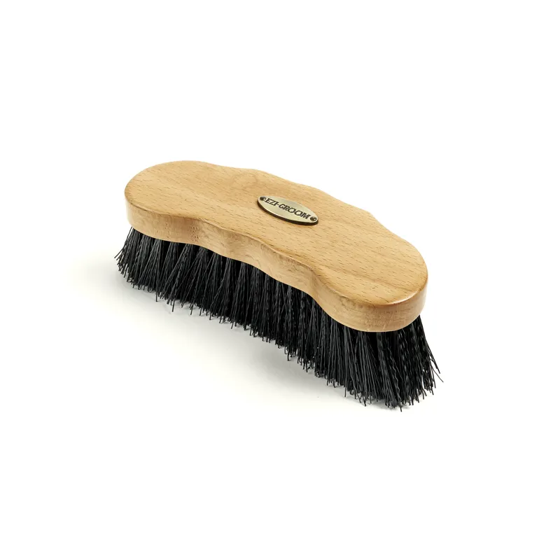 Shires EZI-GROOM Premium Dandy Brush - Wood
